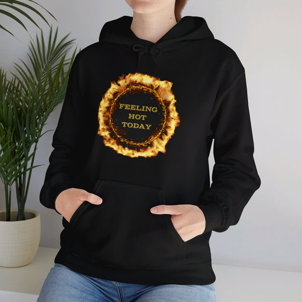 Unisex Comfy Feeling Hot Today Hoodie