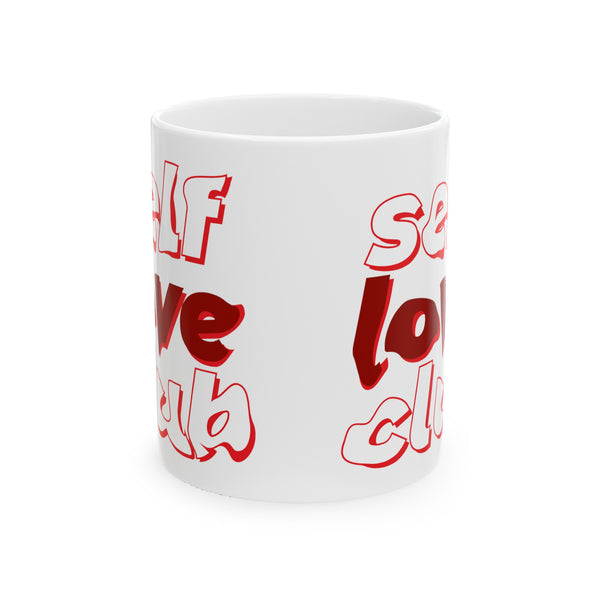 Self Love Club Ceramic Mug, 11oz