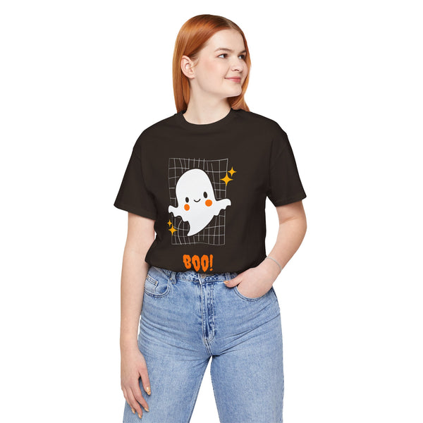 Unisex Jersey Short Sleeve Tee Boo Halloween T- shirt