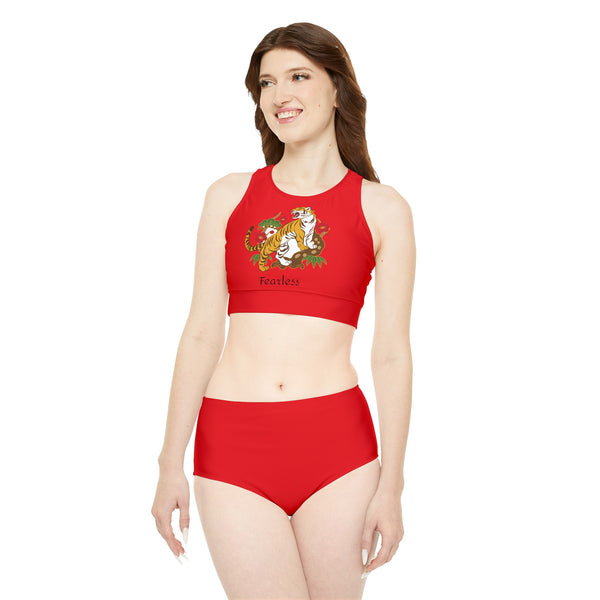 Mother's Day Gift - A Fearless Mom Sporty Bikini Set