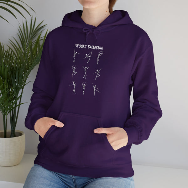 Unisex Heavy Blend Hoodie Spooky Ballerina Sweatshirt