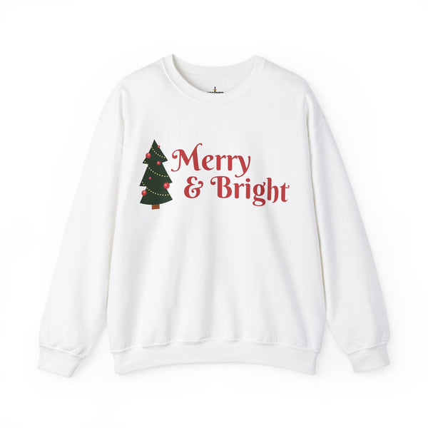 Stylish Comfy Unisex Merry Christmas Crewneck Sweatshirt