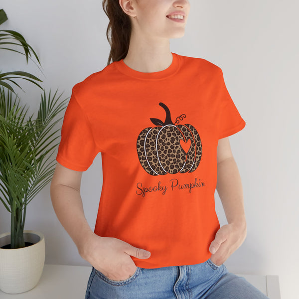 Unisex Jersey Short Sleeve Tee Spooky Pumpkin