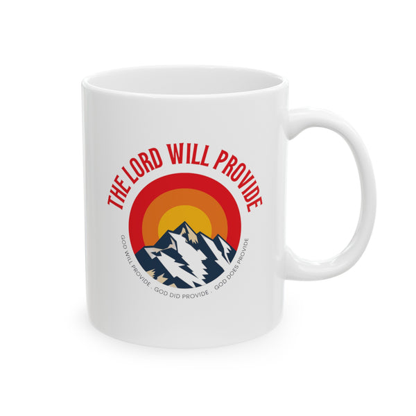 The Lord Will Provide Ceramic Mug, (11oz)